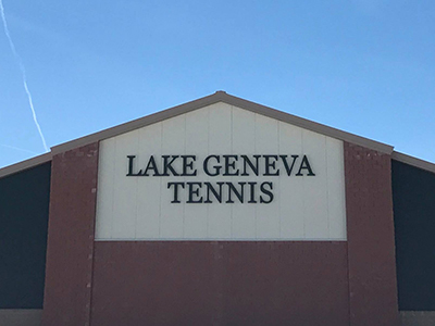 Completed Lake Geneva Tennis Building