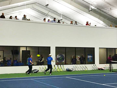 Completed inside of Lake Geneva Tennis